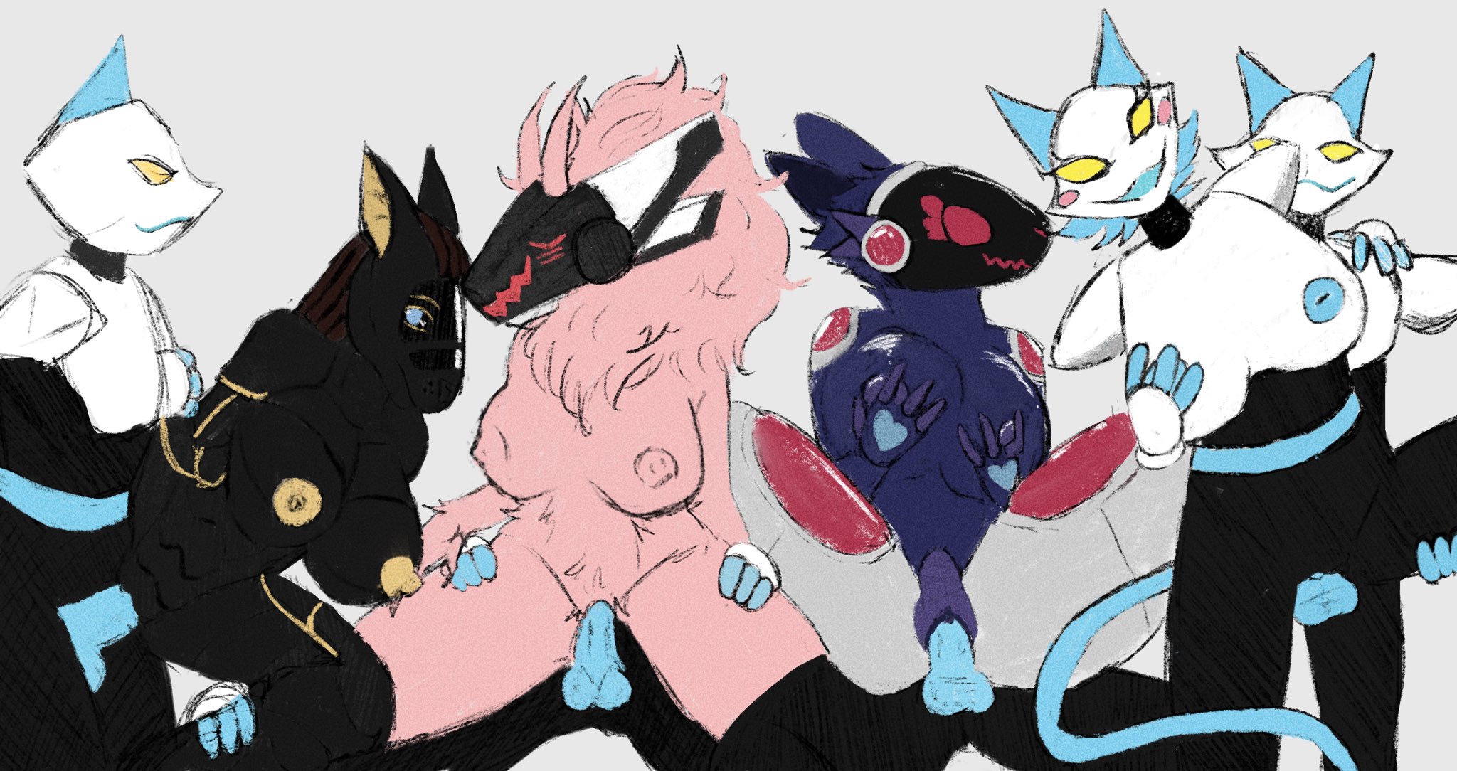 Protogen (Deltarune) Rule 34 Image