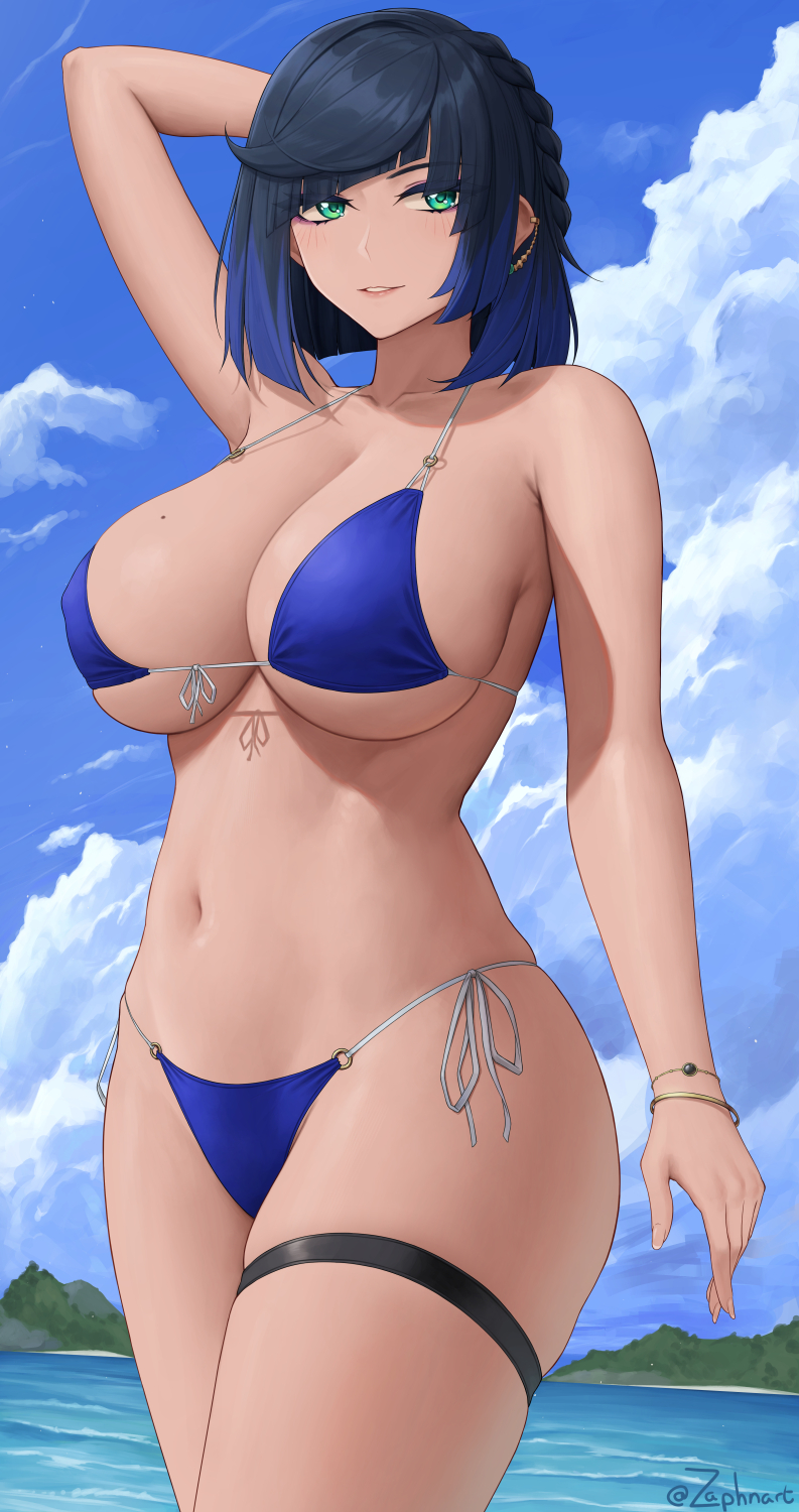 Yelan (Genshin Impact) Rule 34 Image