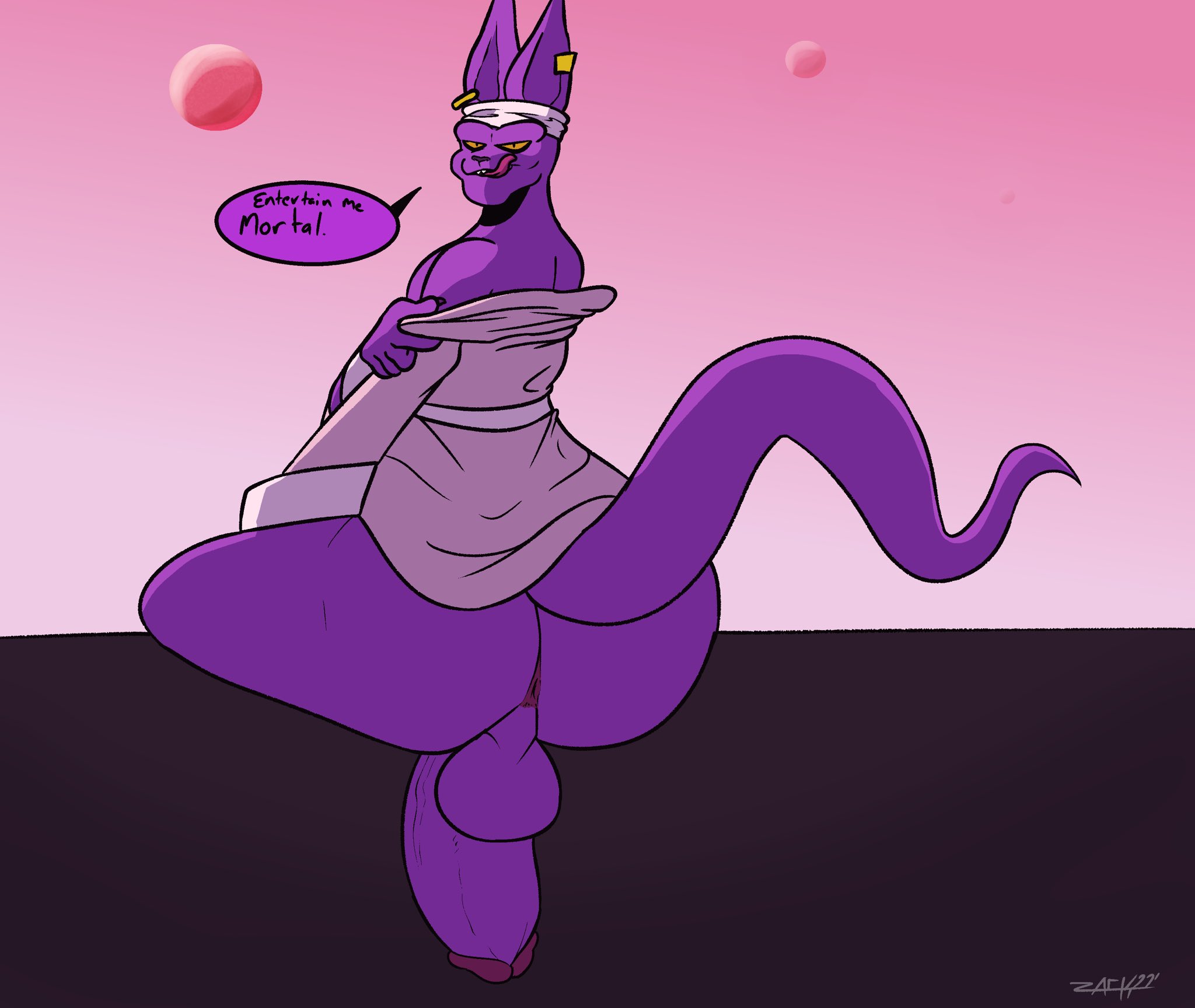 Beerus (Dragon Ball) Rule 34 Image