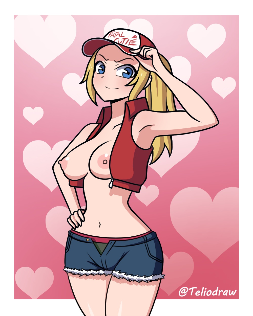 Female Terry (Fatal Fury) Rule 34 Image