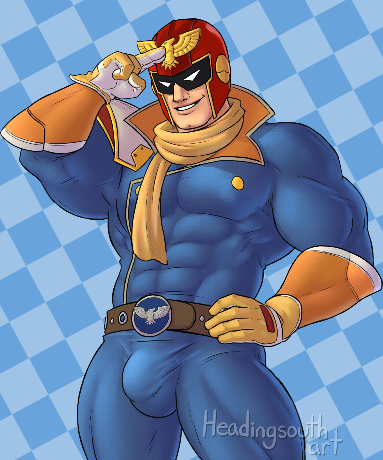 Captain Falcon (F-Zero) Rule 34 Image