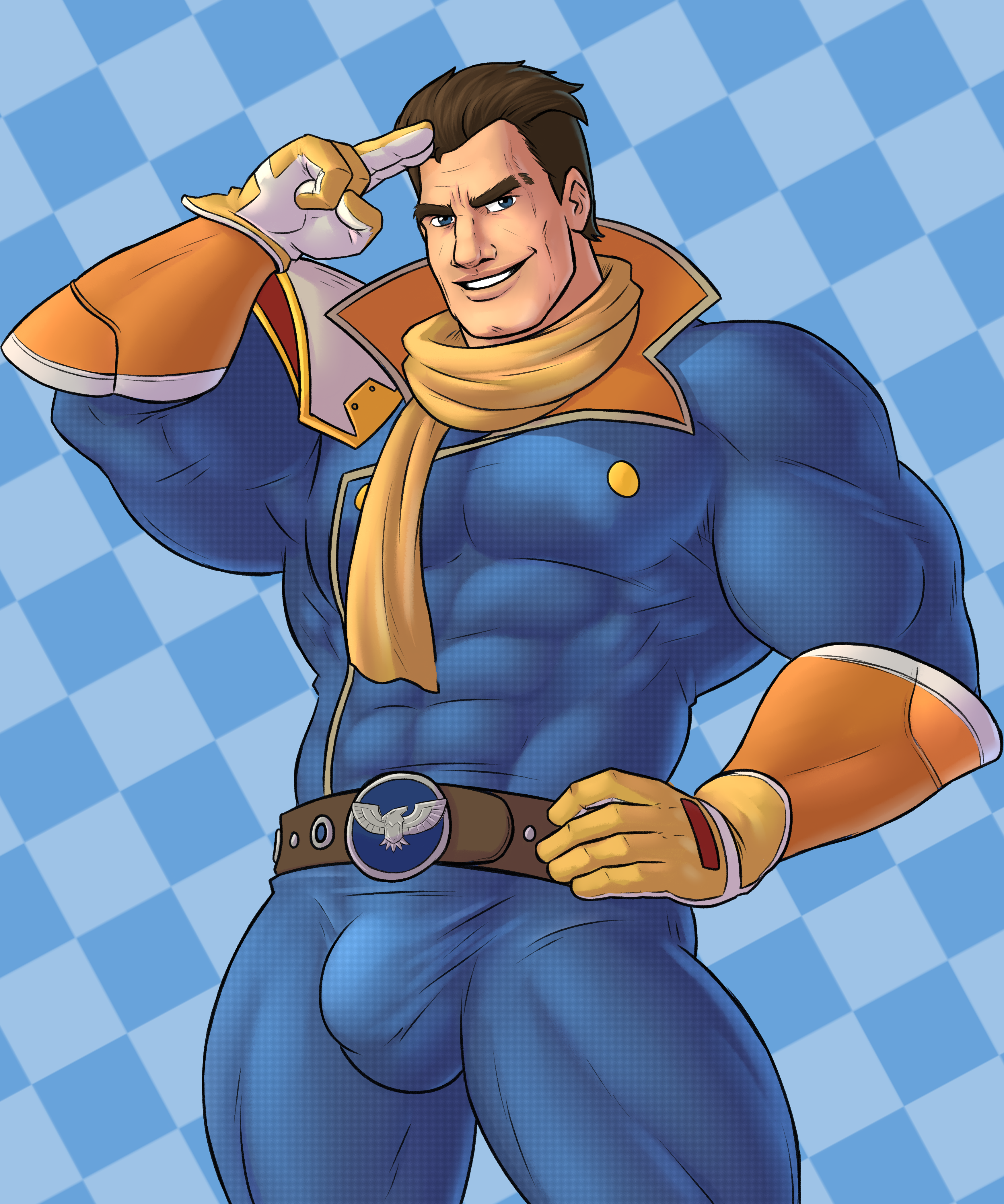 Captain Falcon (F-Zero) Rule 34 Image