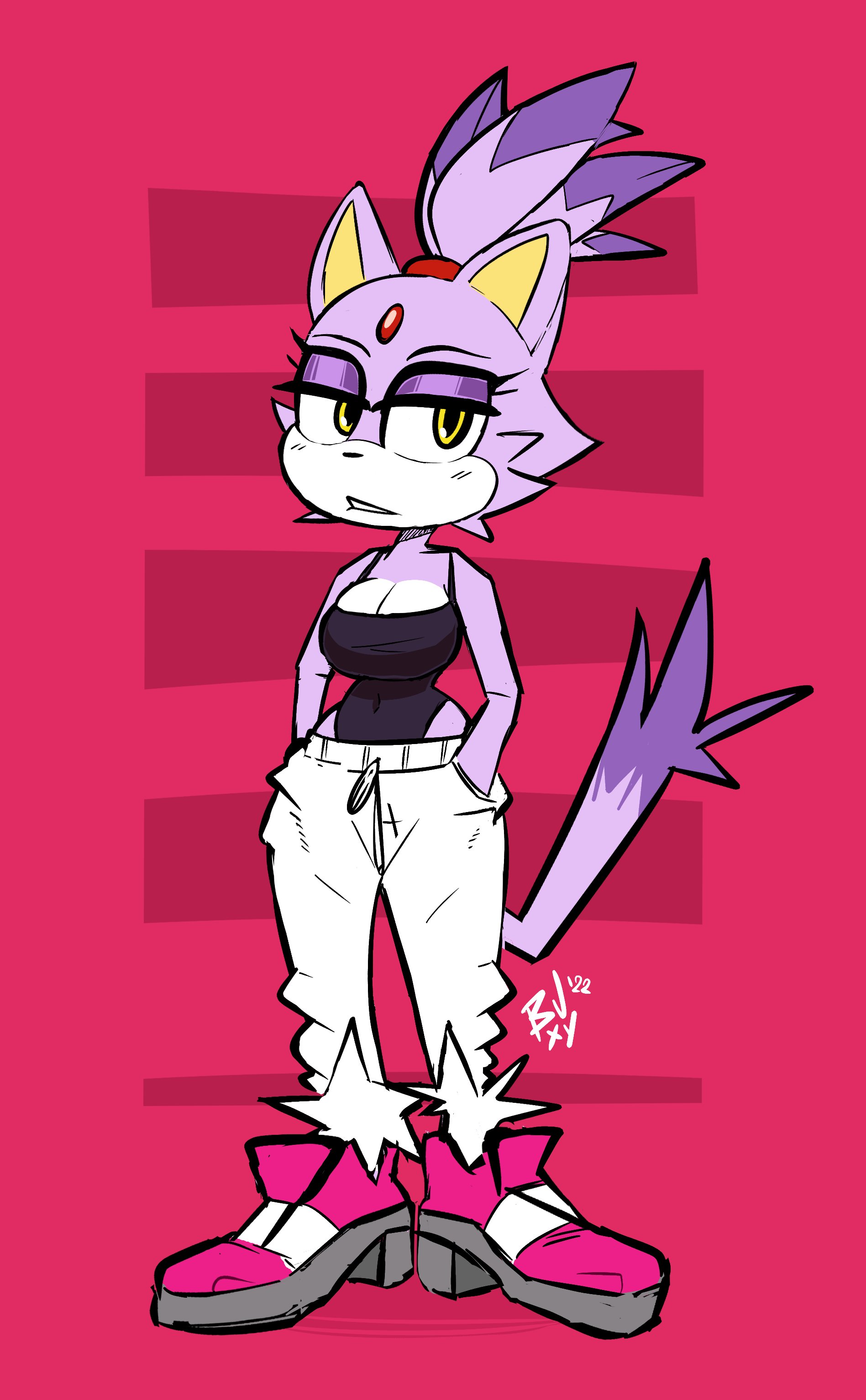 Blaze The Cat (Sega) Rule 34 Image