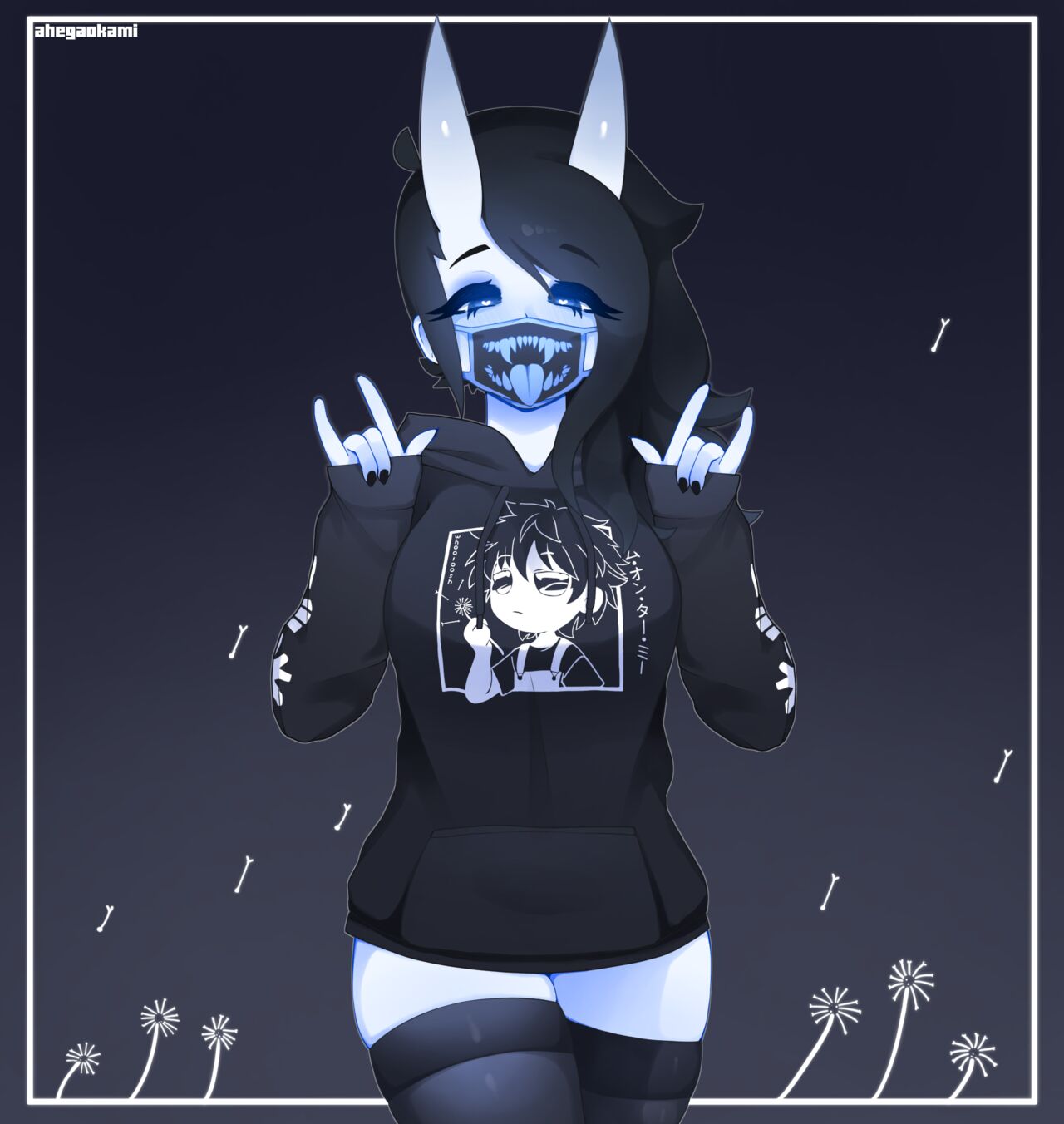 Spooky (Ahegaokami) Rule 34 Image