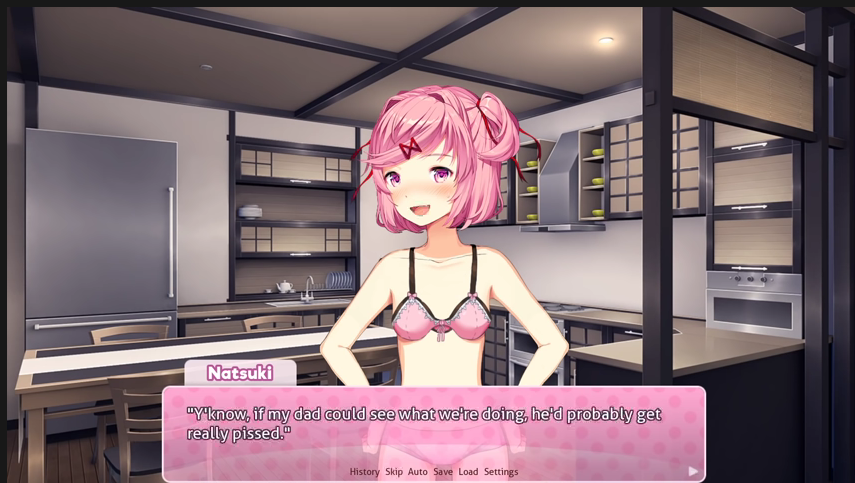 Natsuki (Doki Doki Literature Club) Rule 34 Image