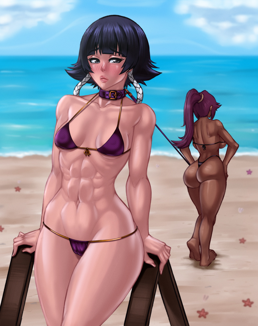 Shihouin Yoruichi (Bleach) Rule 34 Image