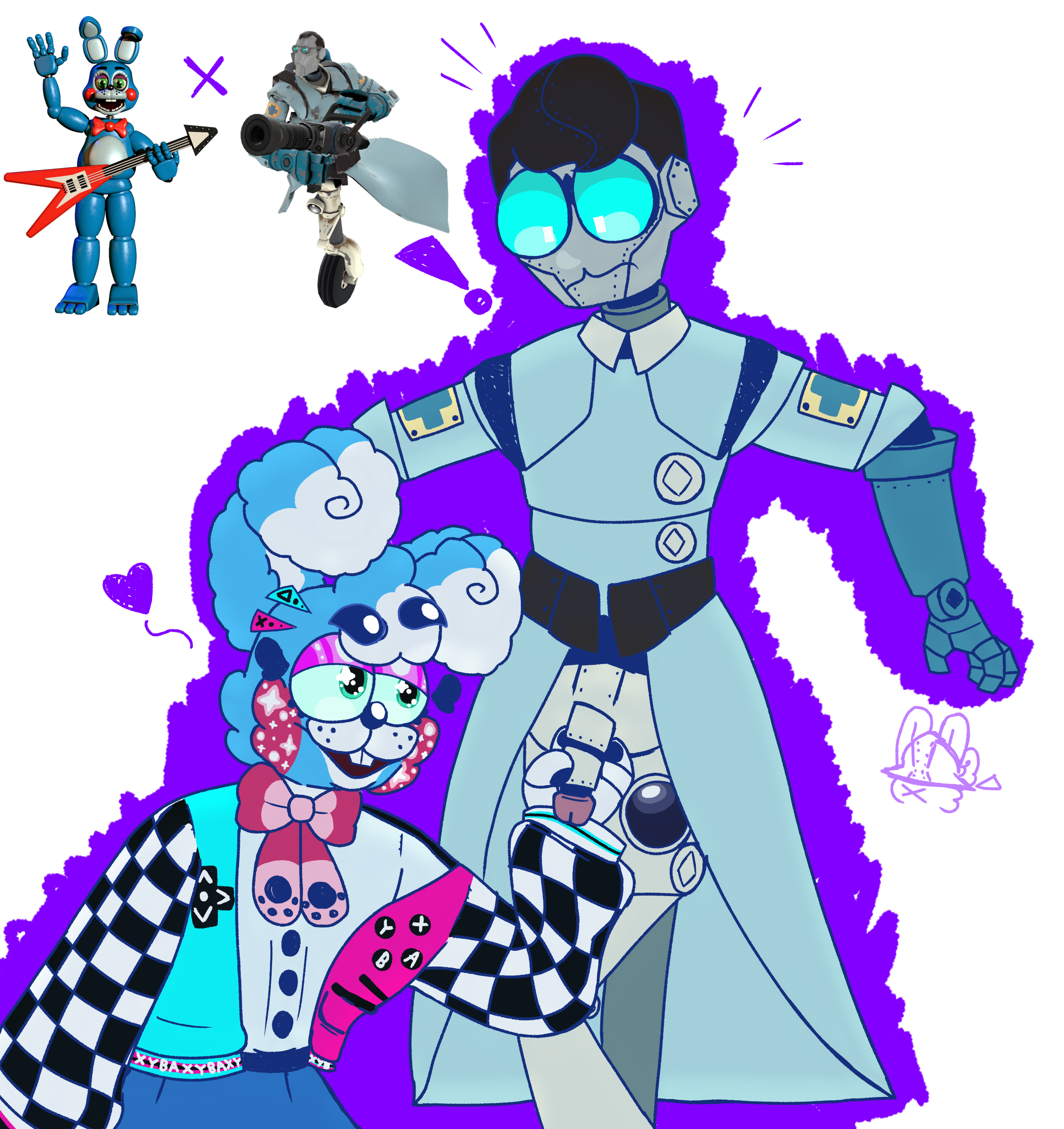 Toy Bonnie (Fnaf) Rule 34 Image