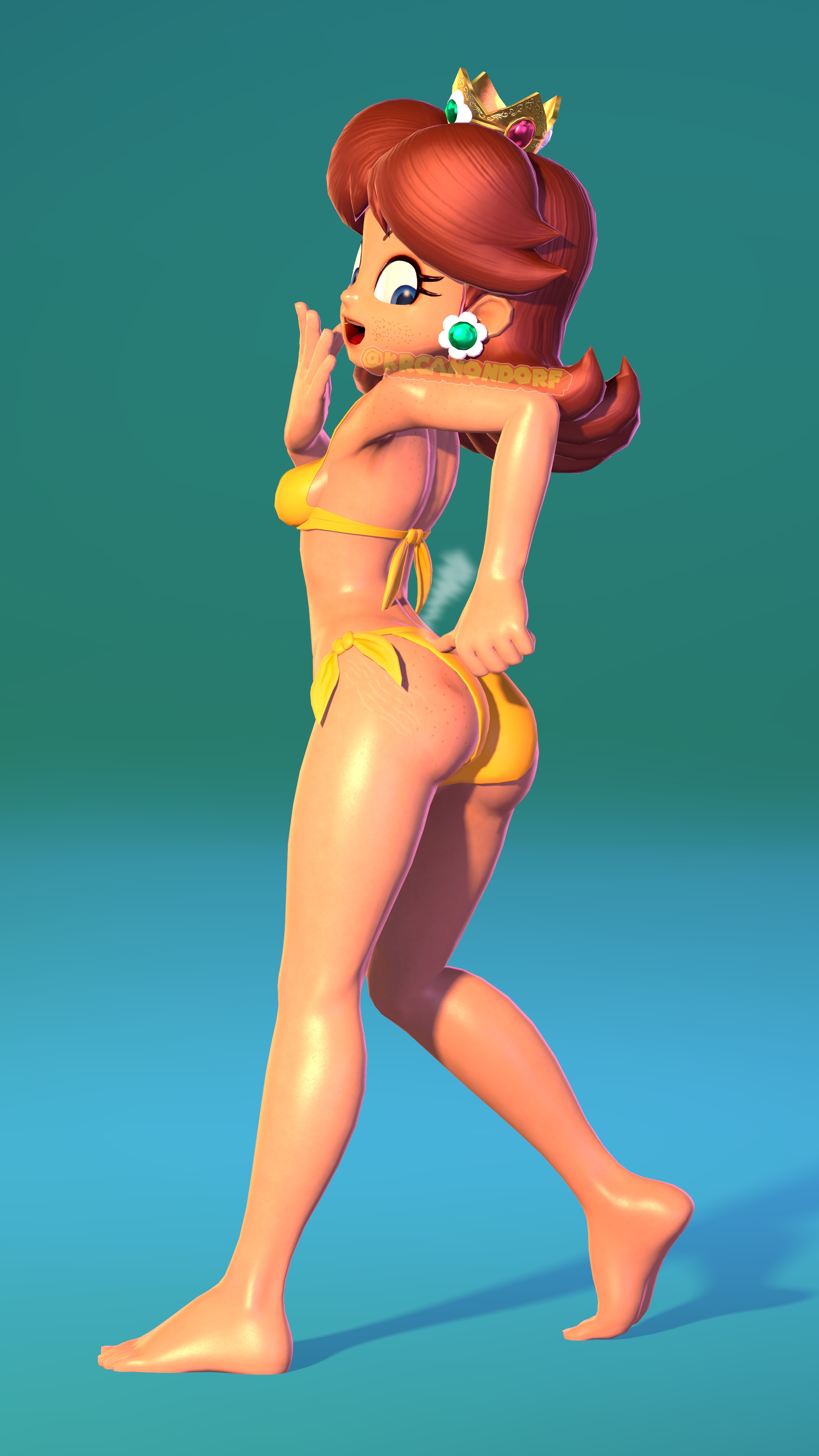 Princess Daisy (Mario (Series)) Rule 34 Image