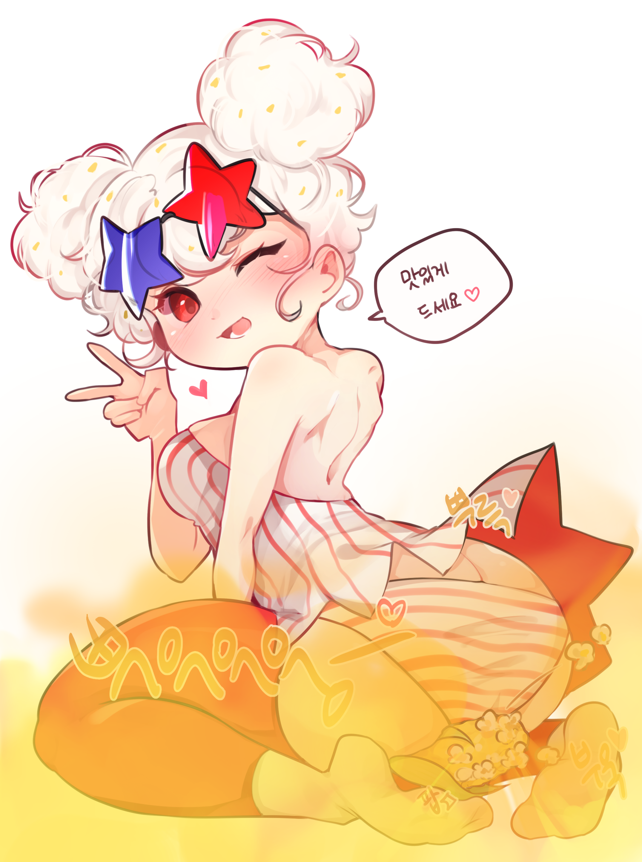 Popcorn Cookie (Cookie Run) Rule 34 Image