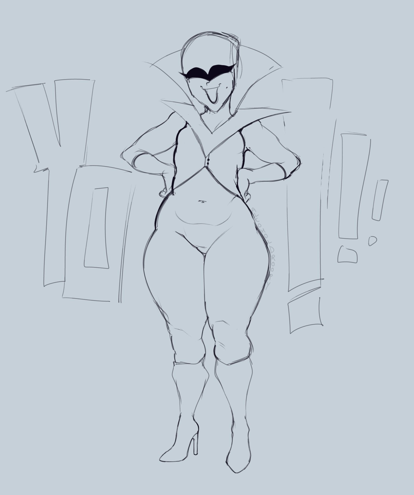 Queen (Deltarune) Rule 34 Image