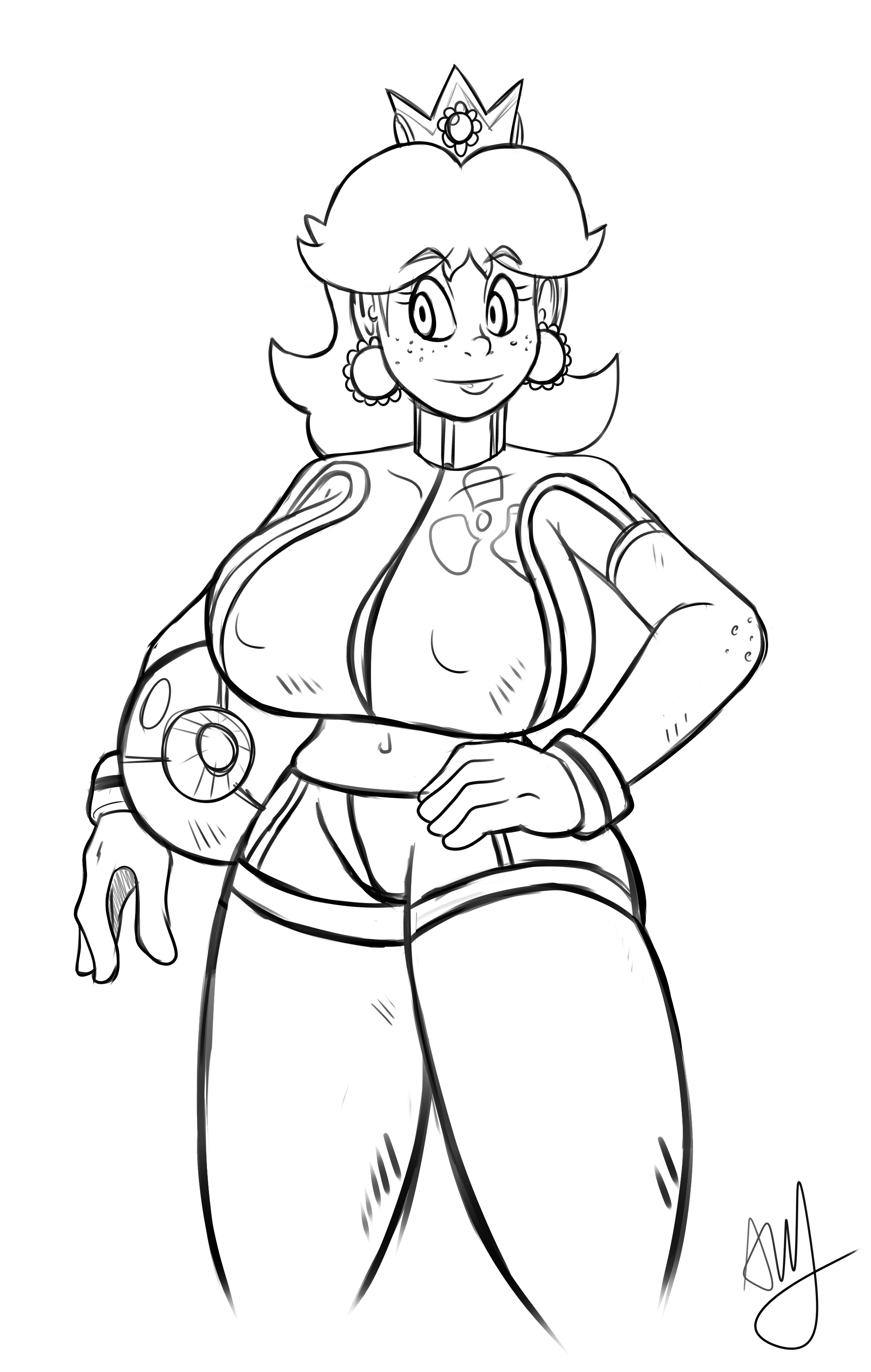 Princess Daisy (Mario (Series)) Rule 34 Image