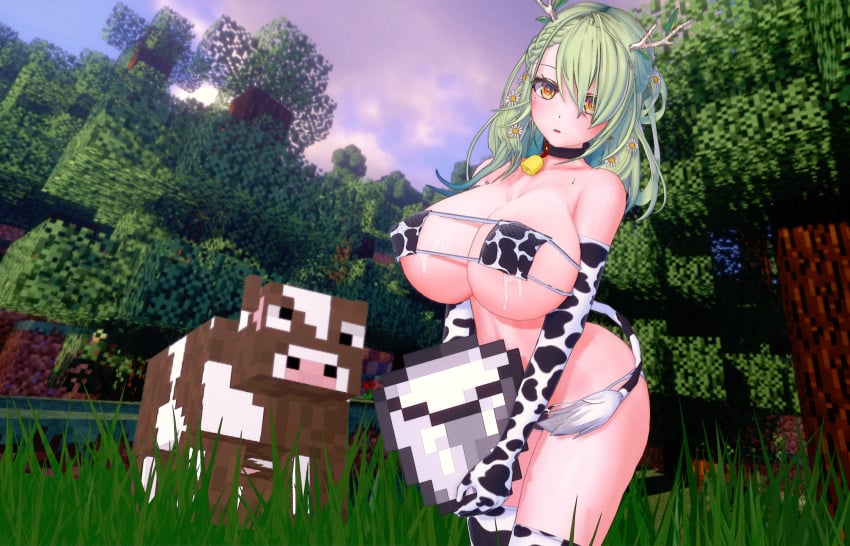 Cow (Minecraft) Rule 34 Image