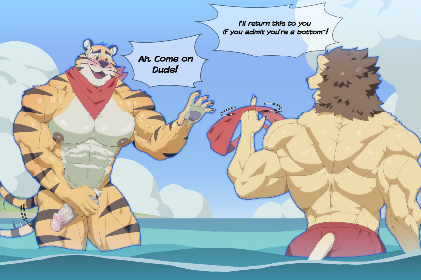 Tony The Tiger (Frosted Flakes) Rule 34 Image