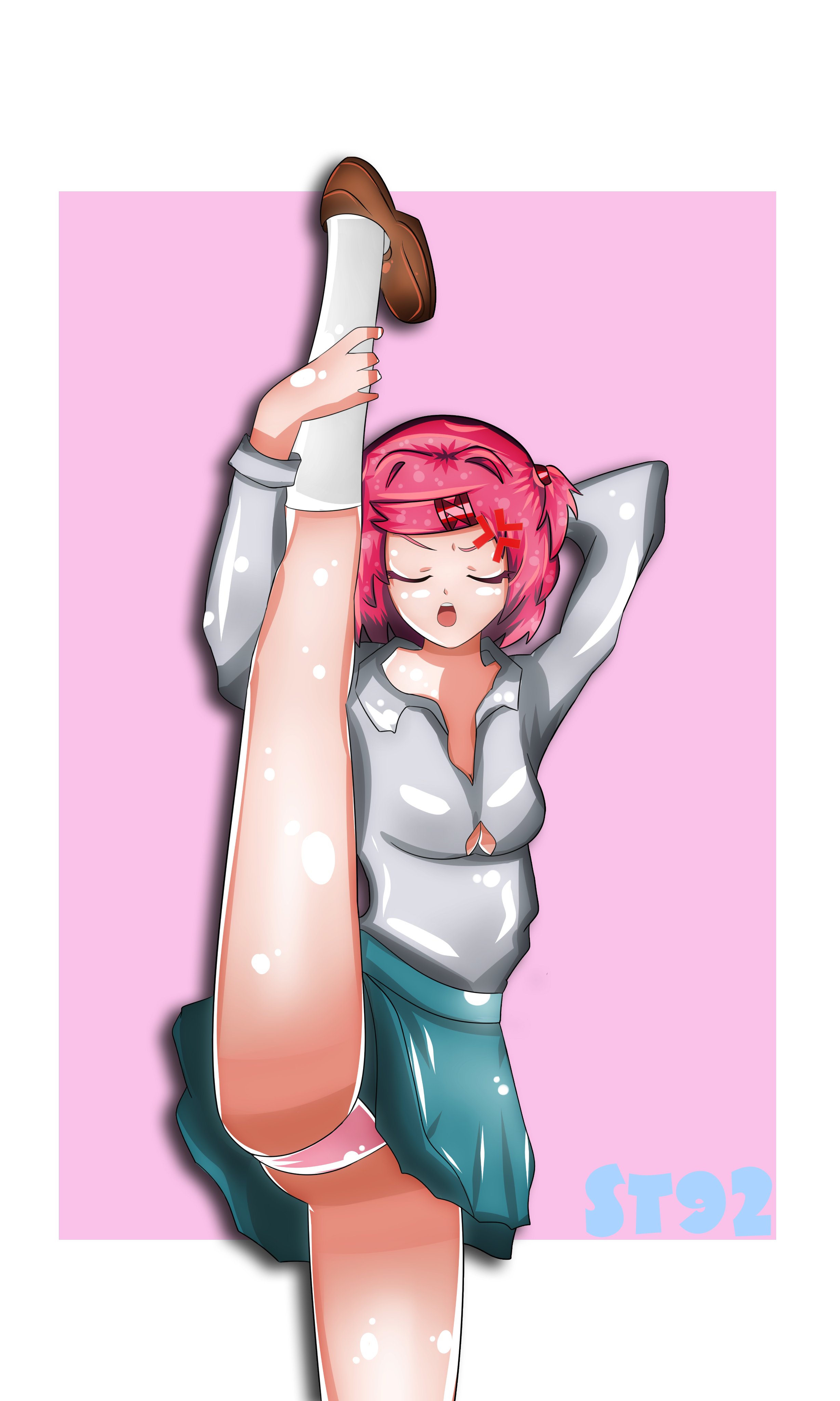 Natsuki (Doki Doki Literature Club) Rule 34 Image
