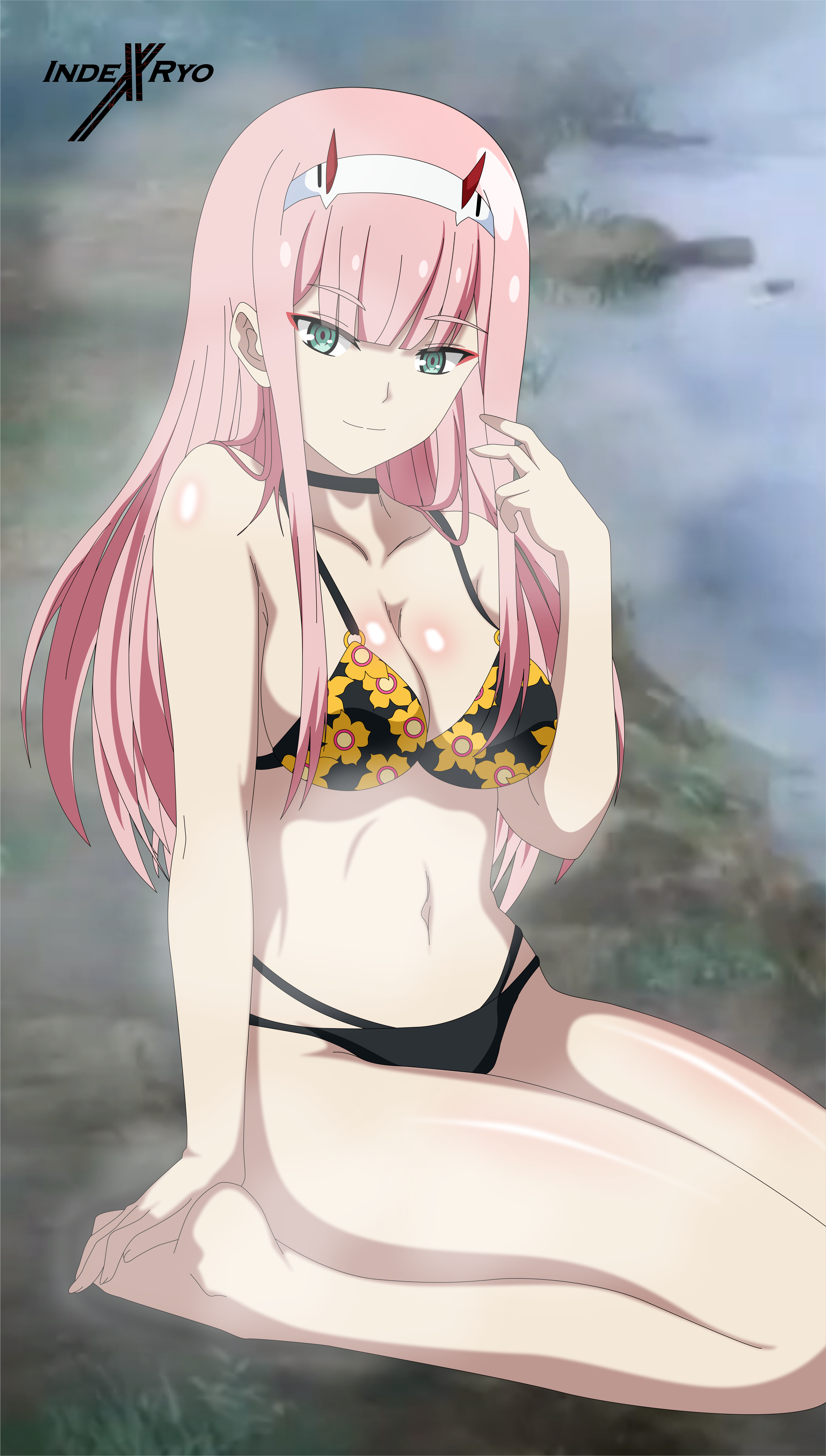Zero Two (Darling In The Franxx) Rule 34 Image