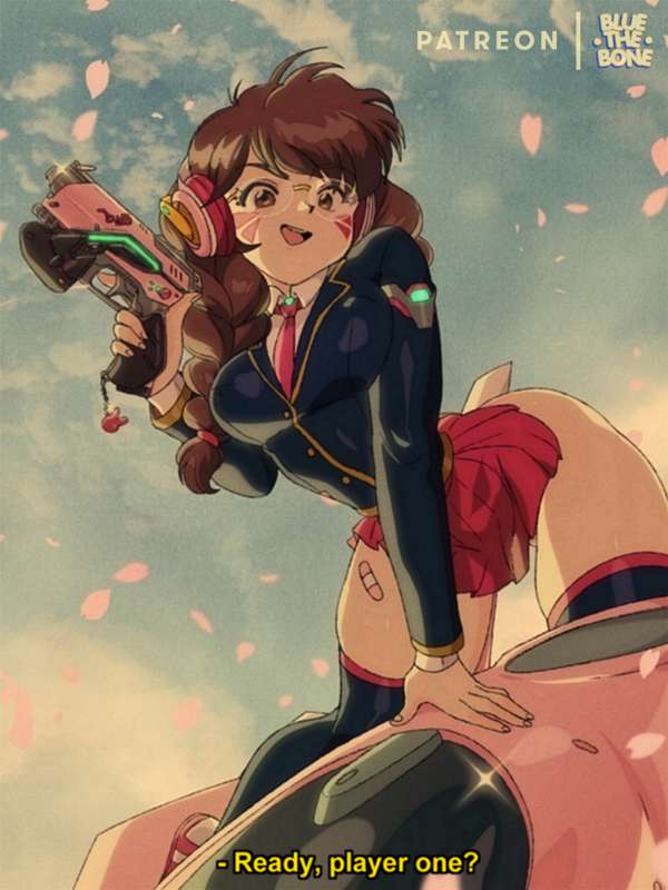 Academy D.Va (Overwatch) Rule 34 Image