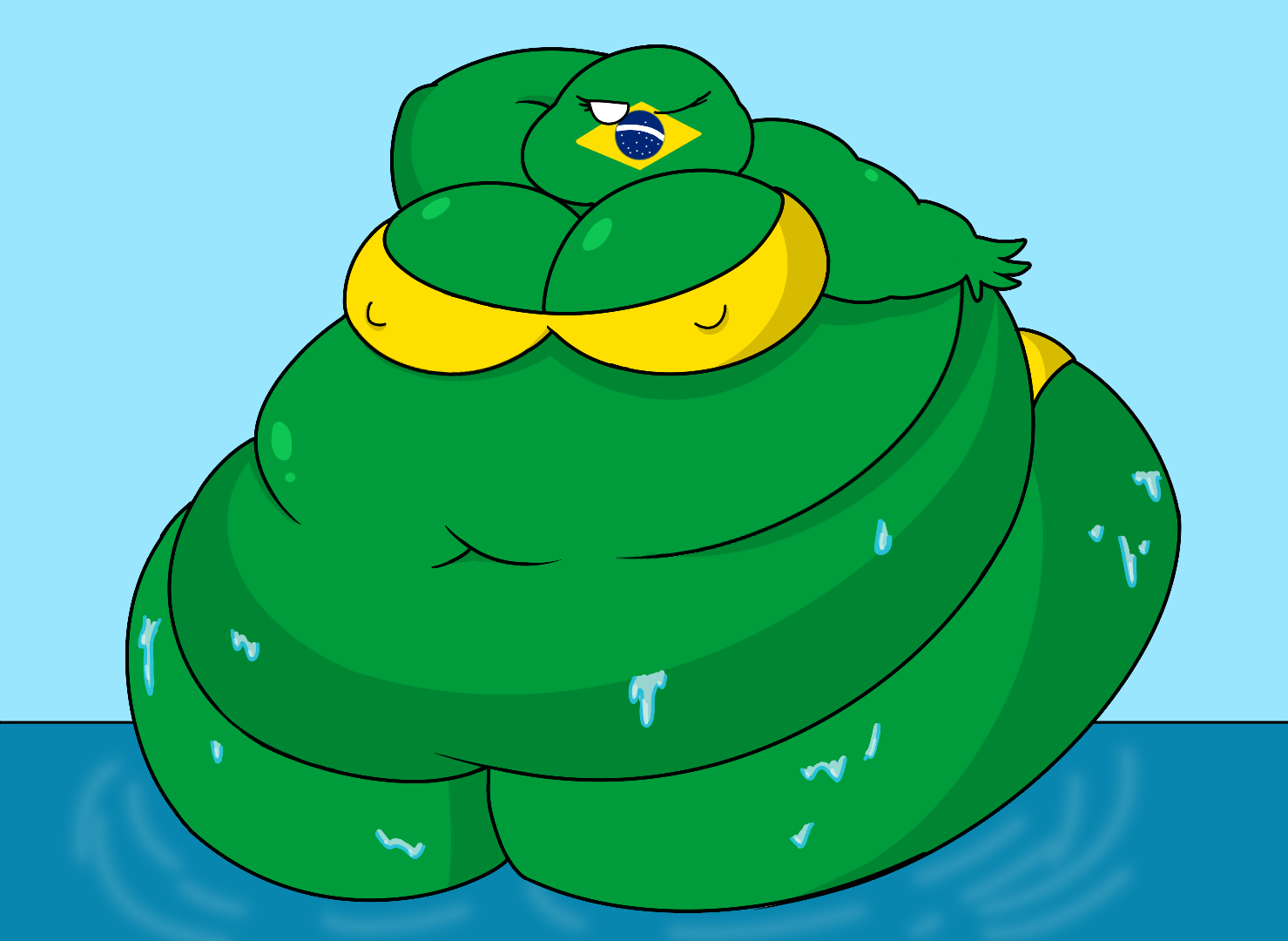 Brazil (Countryhumans) Rule 34 Image