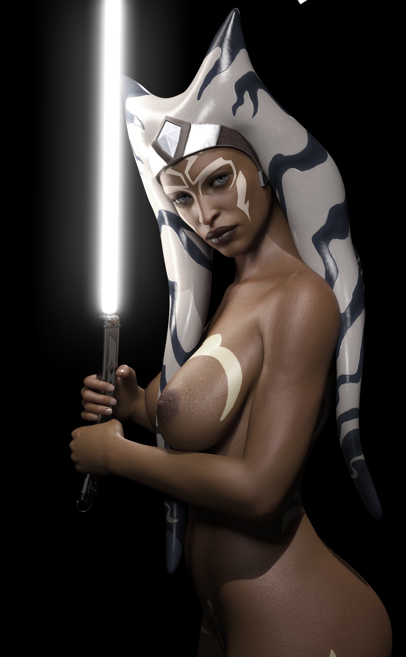 Ahsoka Tano (Star Wars) Rule 34 Image
