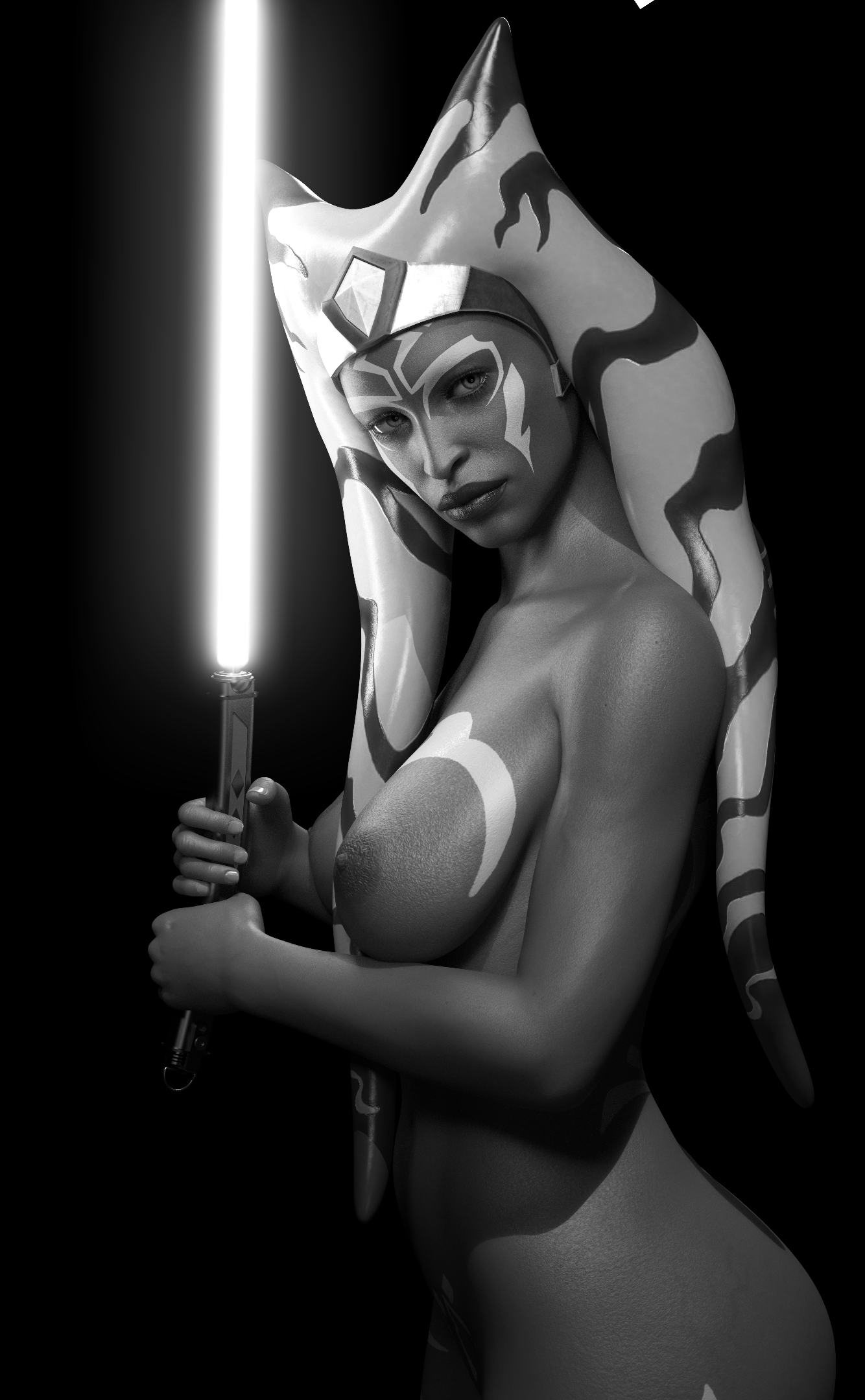 Ahsoka Tano (Star Wars) Rule 34 Image