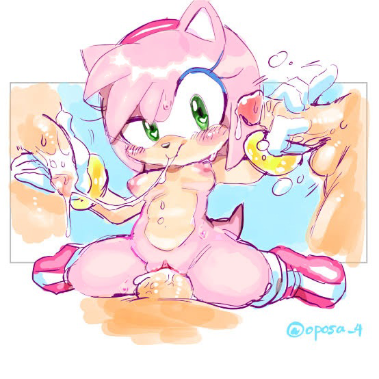 Amy Rose (Sega) Rule 34 Image