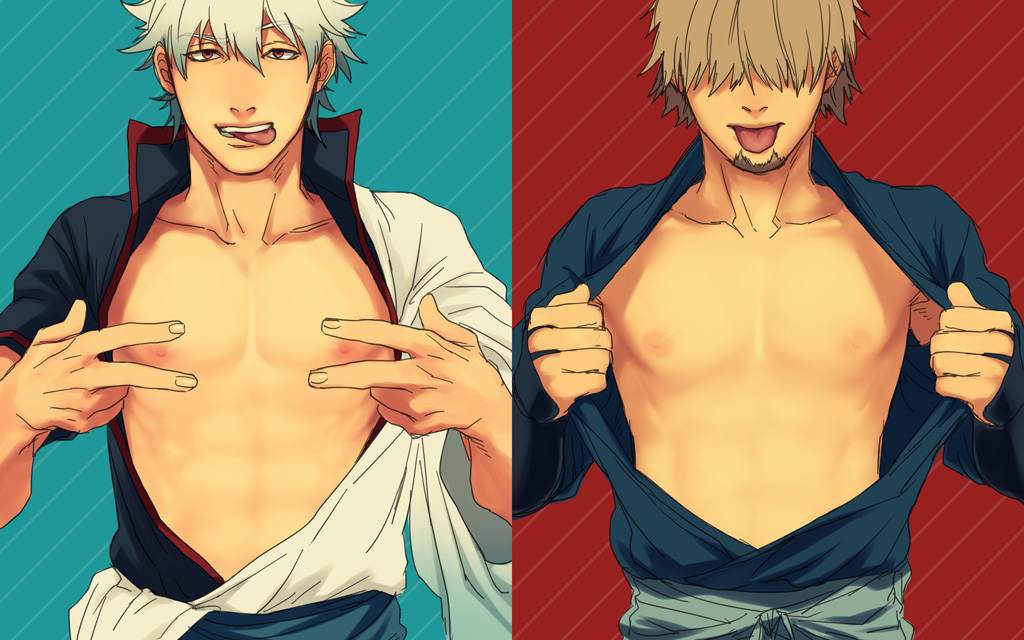 Gintoki Sakata (Gintama) Rule 34 Image