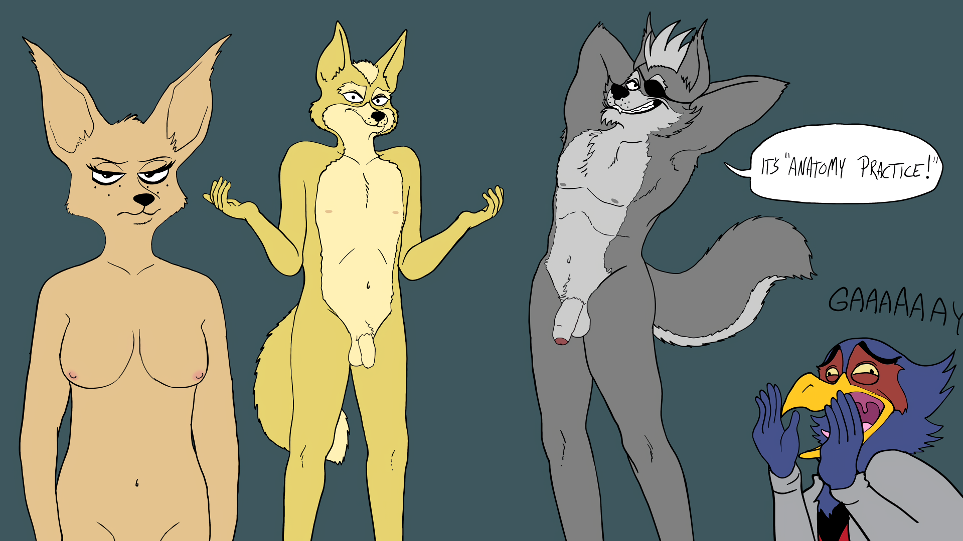 Falco Lombardi (A Fox In Space) Rule 34 Image