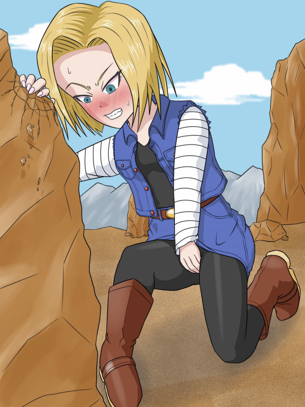 Android 18 (Dragon Ball) Rule 34 Image