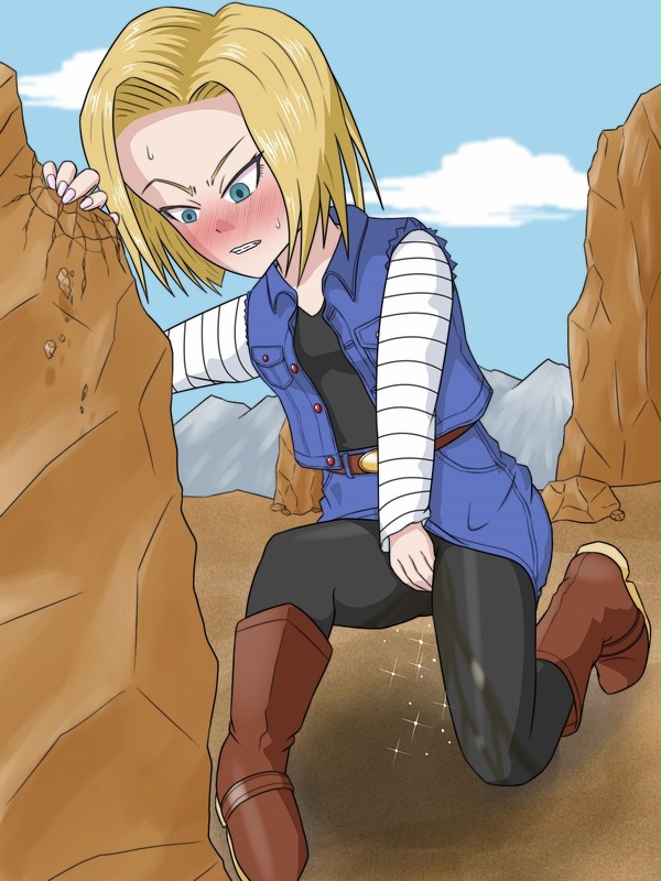 Android 18 (Dragon Ball) Rule 34 Image