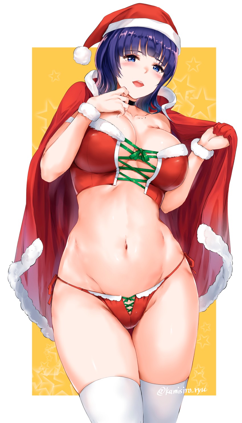 Asaka Karin (Christmas) Rule 34 Image