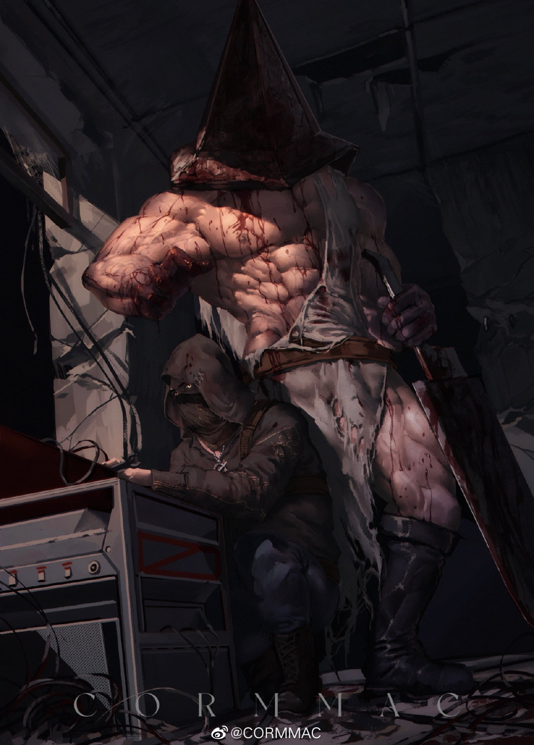 Pyramid Head (Silent Hill) Rule 34 Image