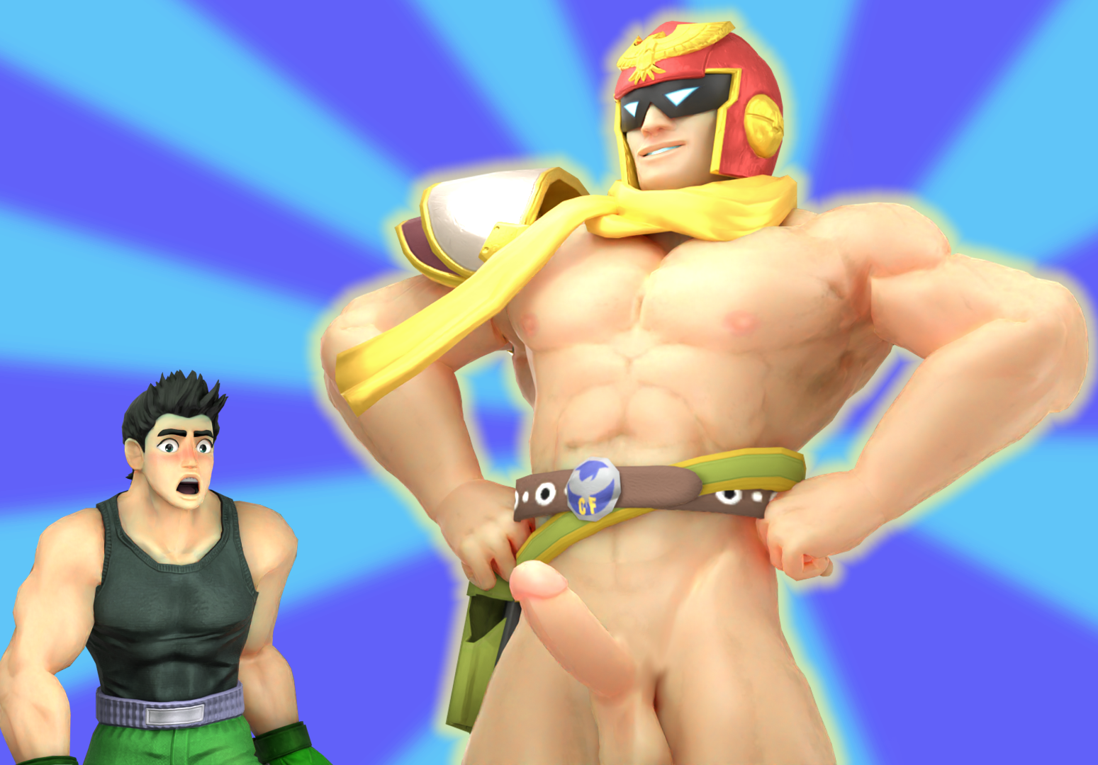 Captain Falcon (F-Zero) Rule 34 Image