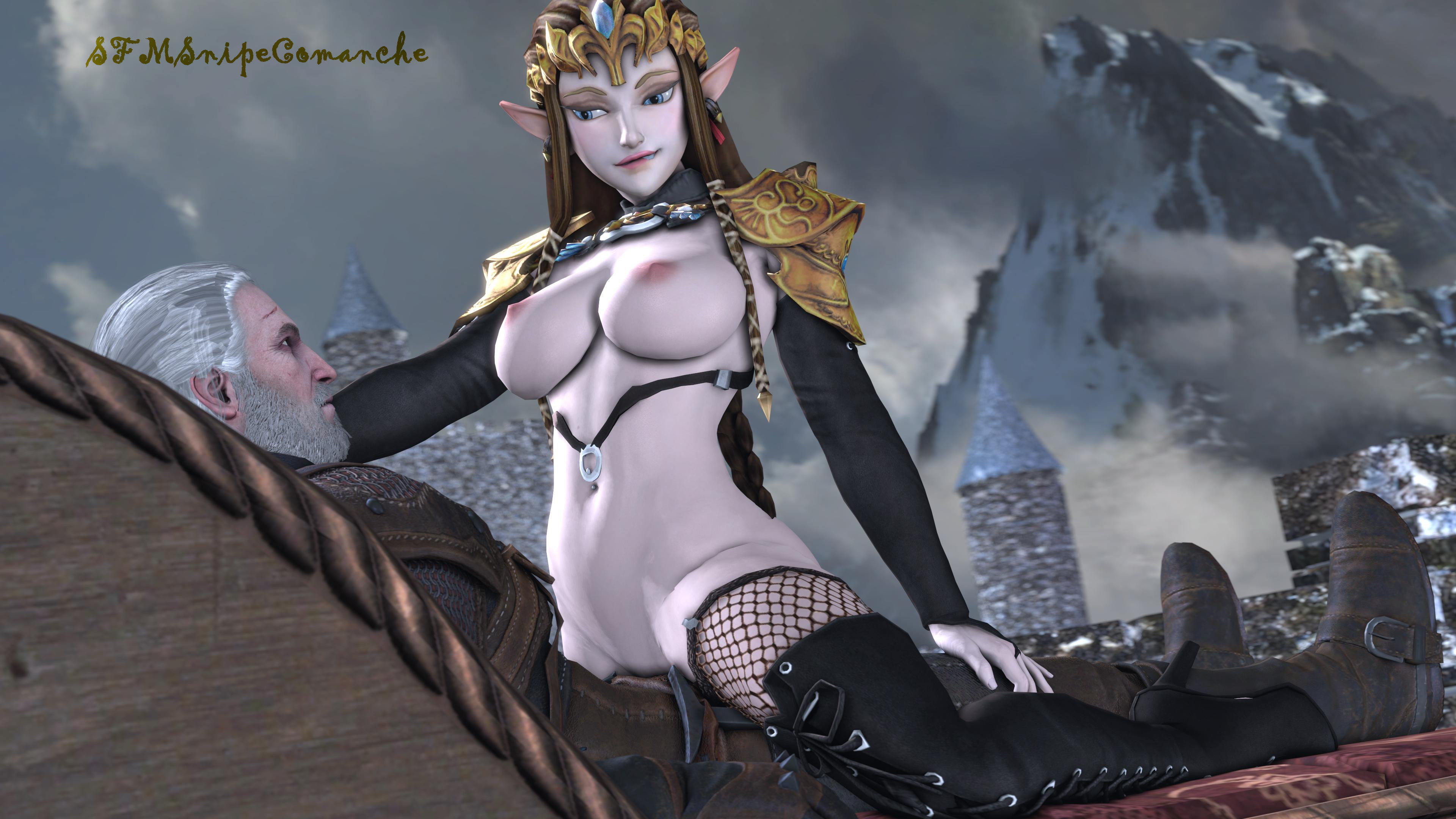 Geralt Of Rivia (The Legend Of Zelda) Rule 34 Image