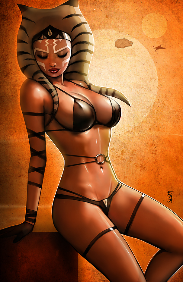 Ahsoka Tano (Star Wars) Rule 34 Image