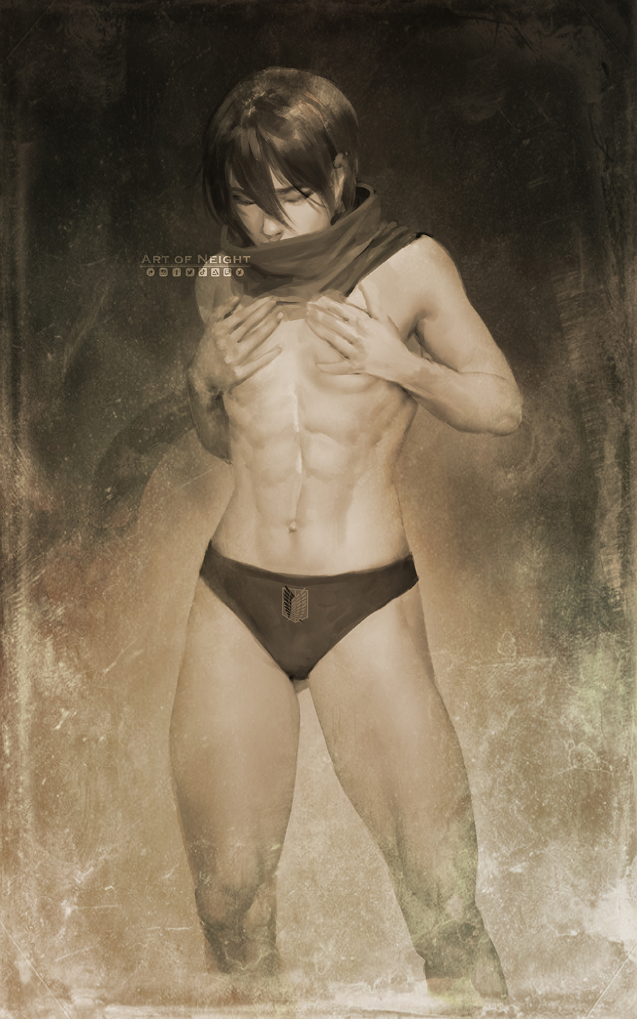 Mikasa Ackerman (Shingeki No Kyojin) Rule 34 Image
