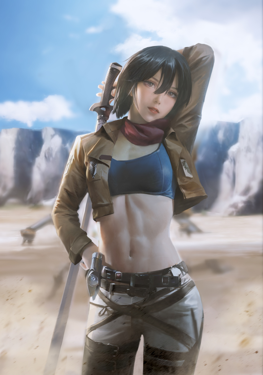 Mikasa Ackerman (Shingeki No Kyojin) Rule 34 Image