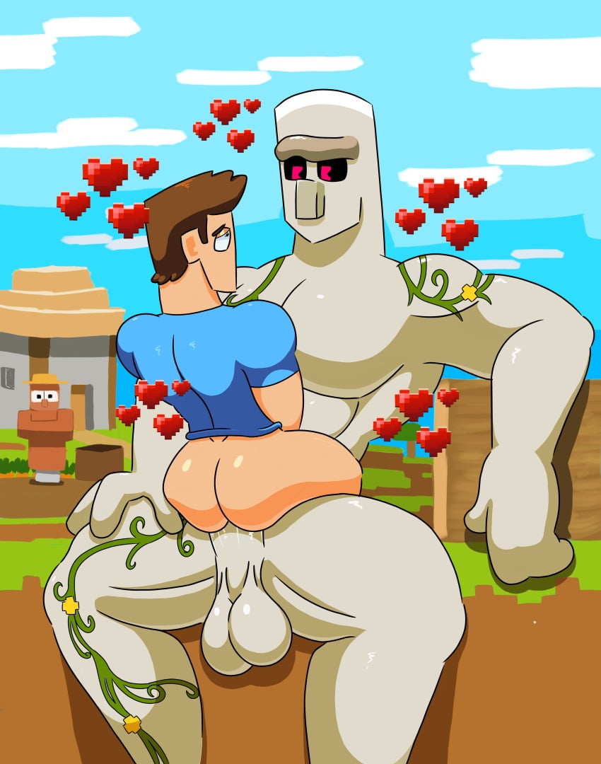 Iron Golem (Minecraft) Rule 34 Image