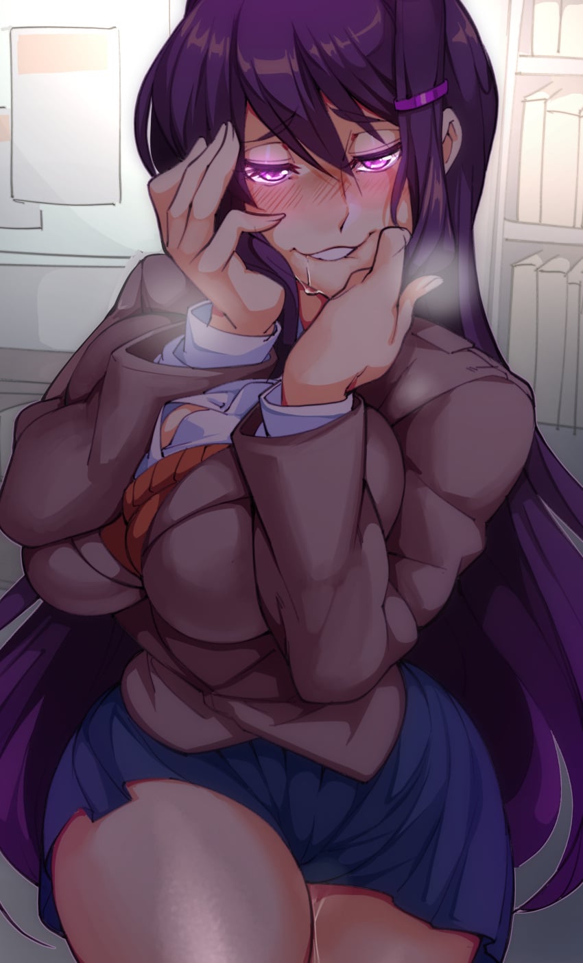 Yuri (Doki Doki Literature Club) Rule 34 Image