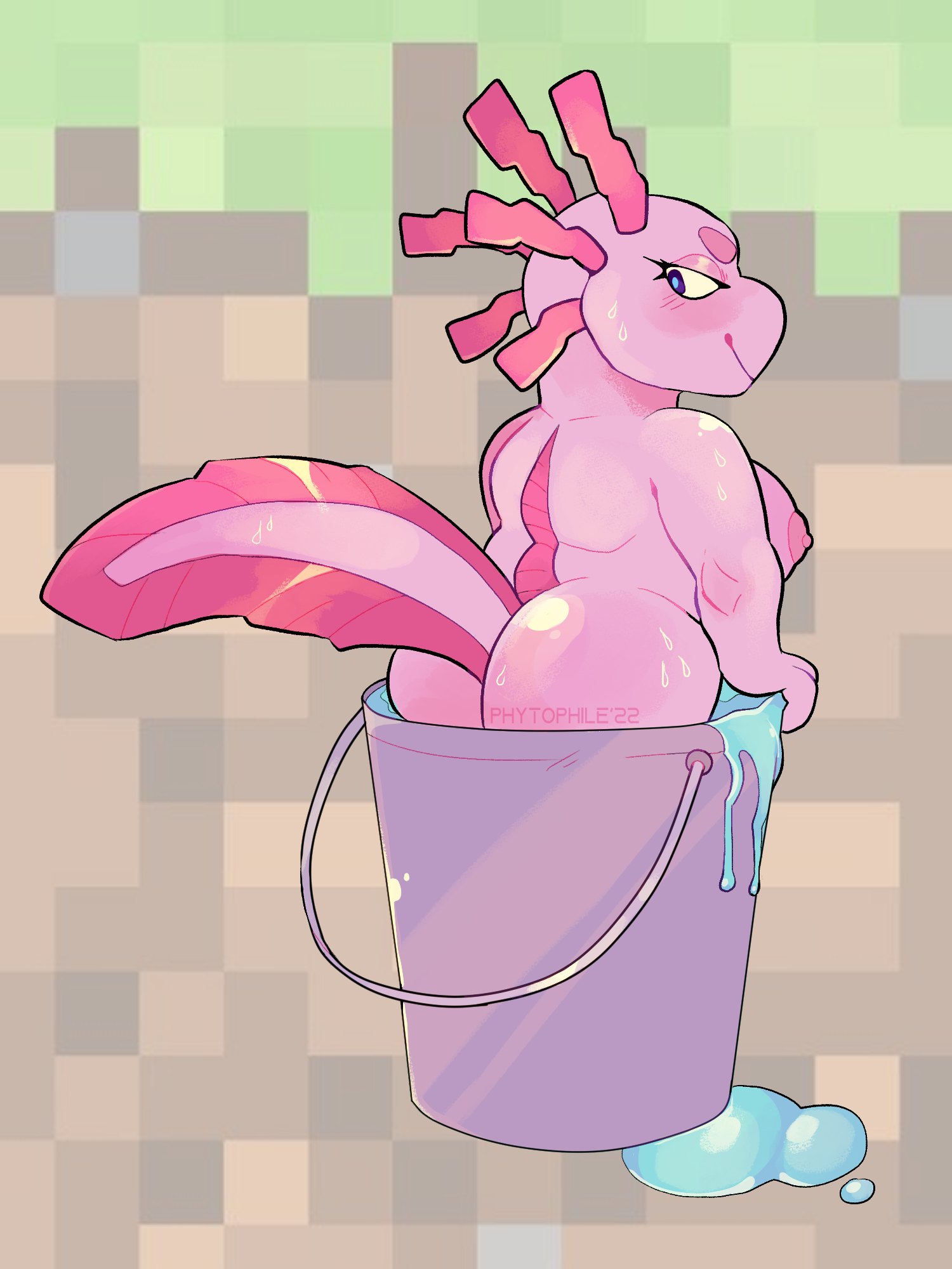 Axolotl (Minecraft) Rule 34 Image