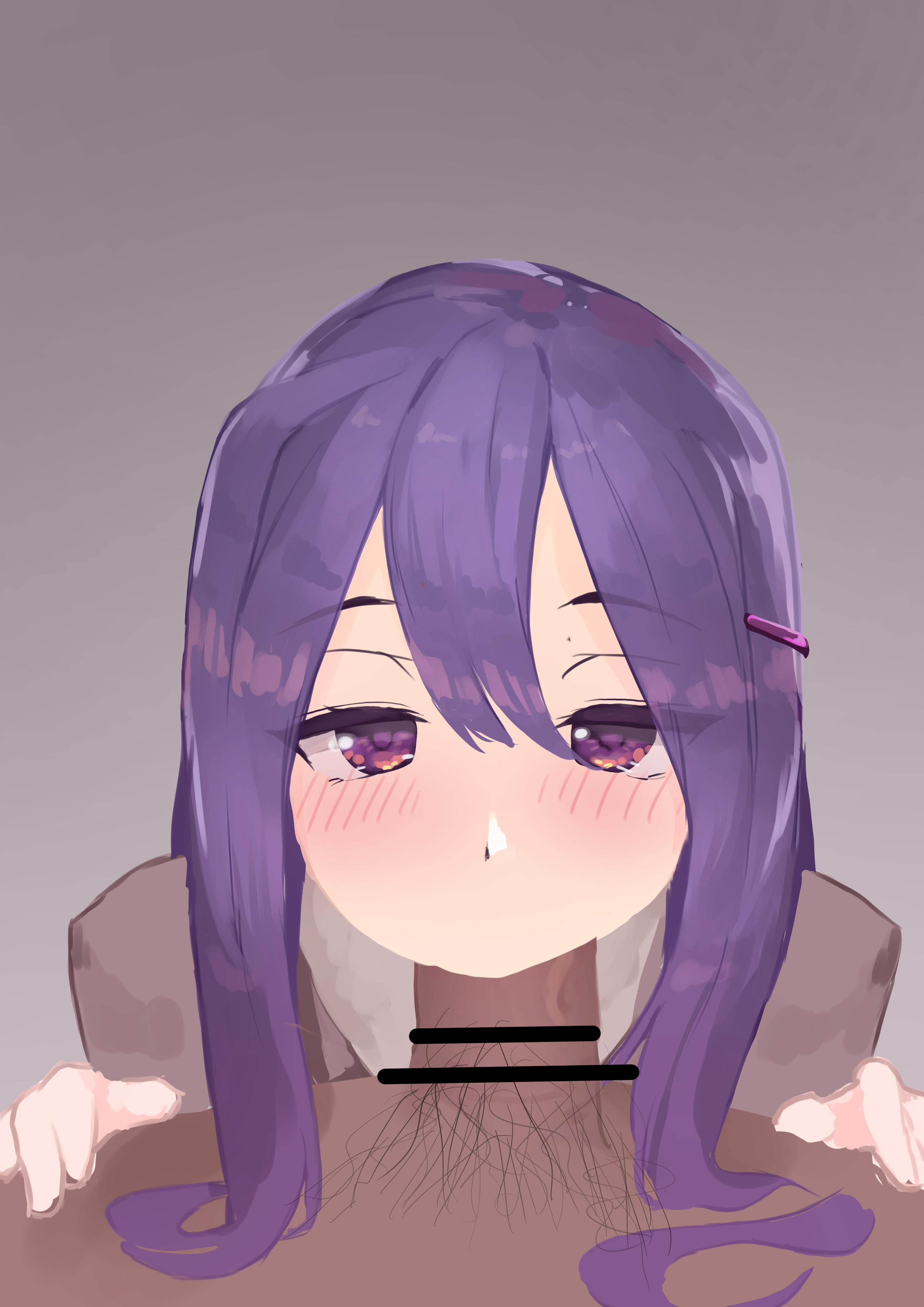 Yuri (Doki Doki Literature Club) Rule 34 Image