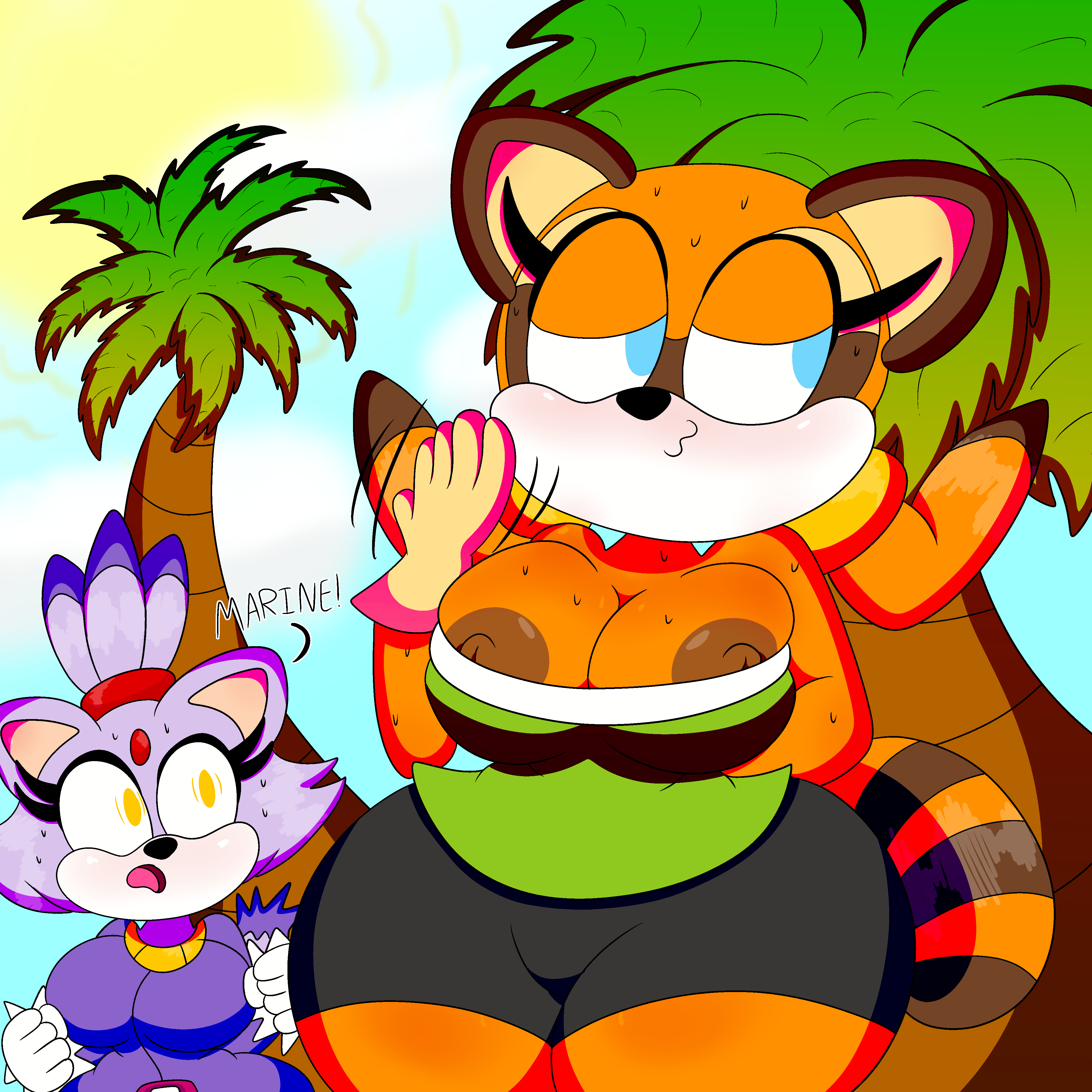 Blaze The Cat (Sega) Rule 34 Image