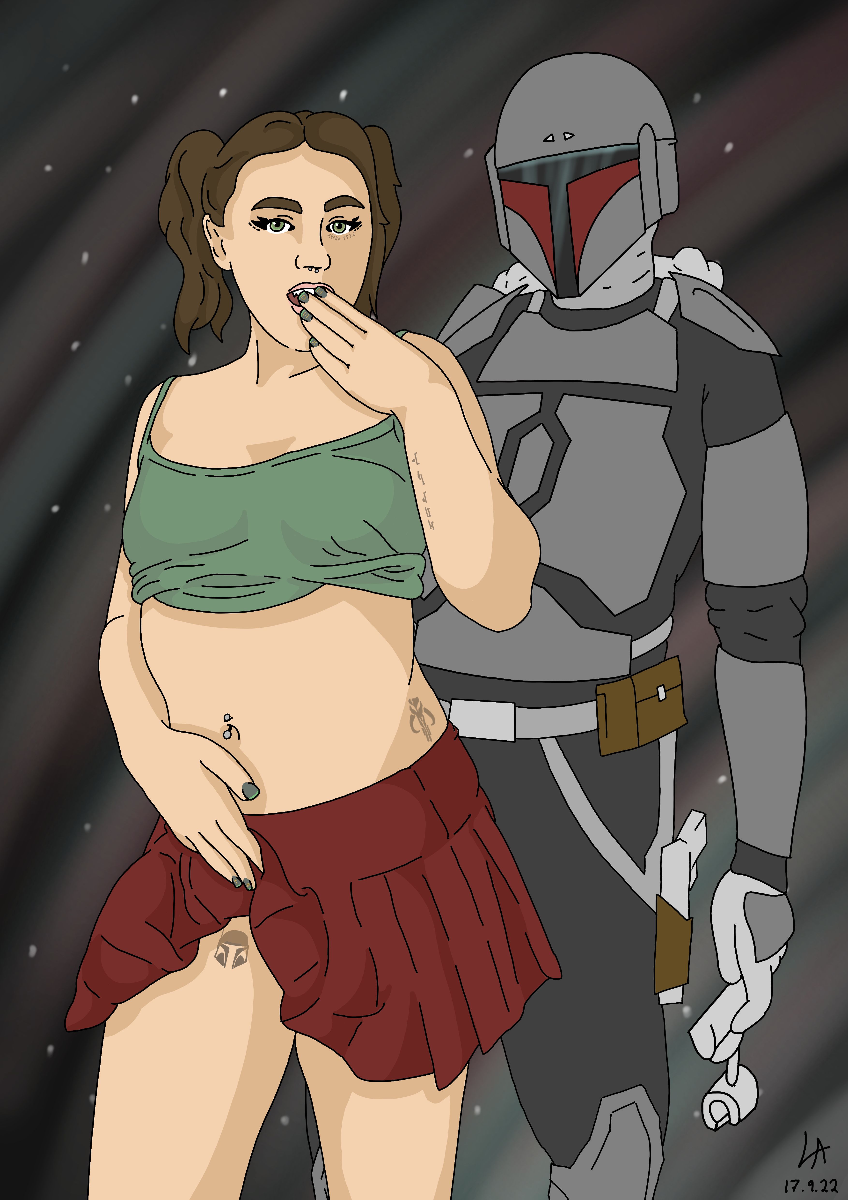 Mandalorian (Star Wars) Rule 34 Image