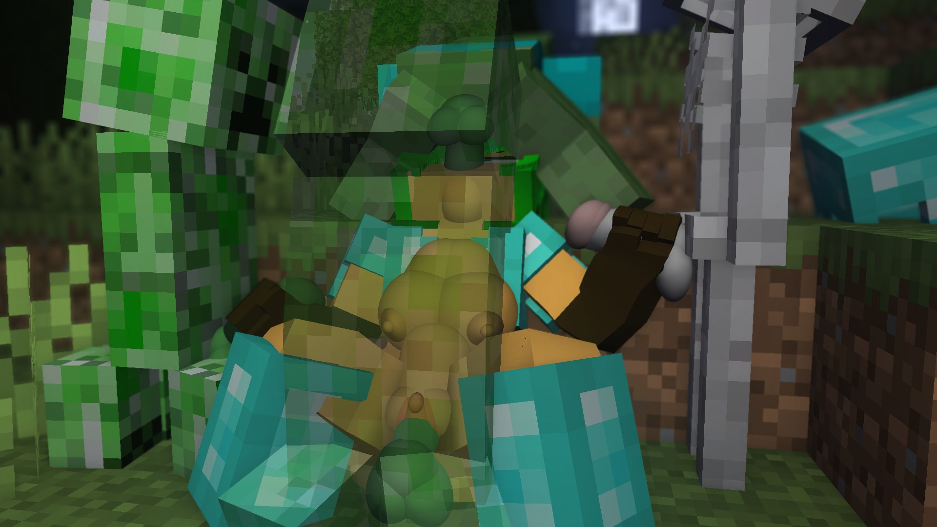 Creeper (Minecraft) Rule 34 Image