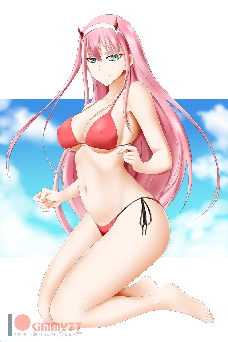 Zero Two (Darling In The Franxx) Rule 34 Image
