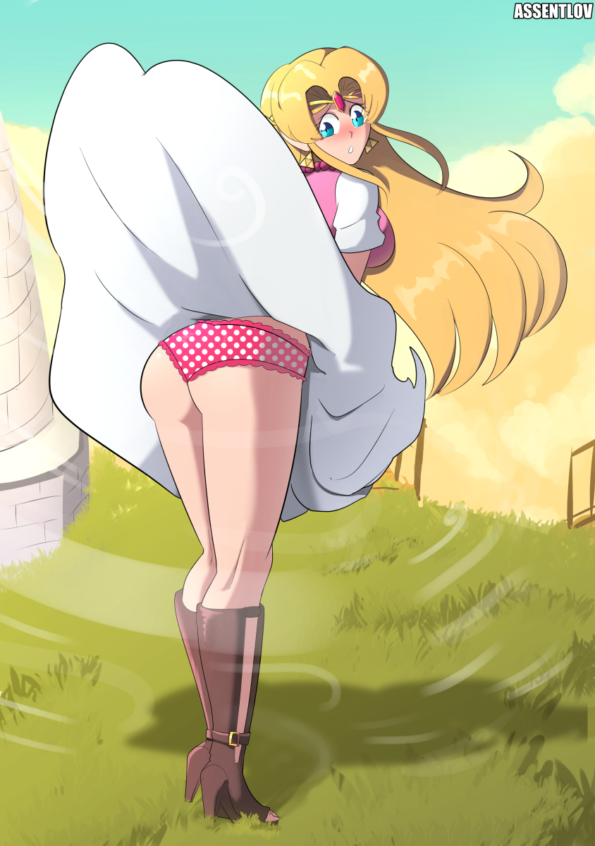 Princess Zelda (A Link Between Worlds) Rule 34 Image