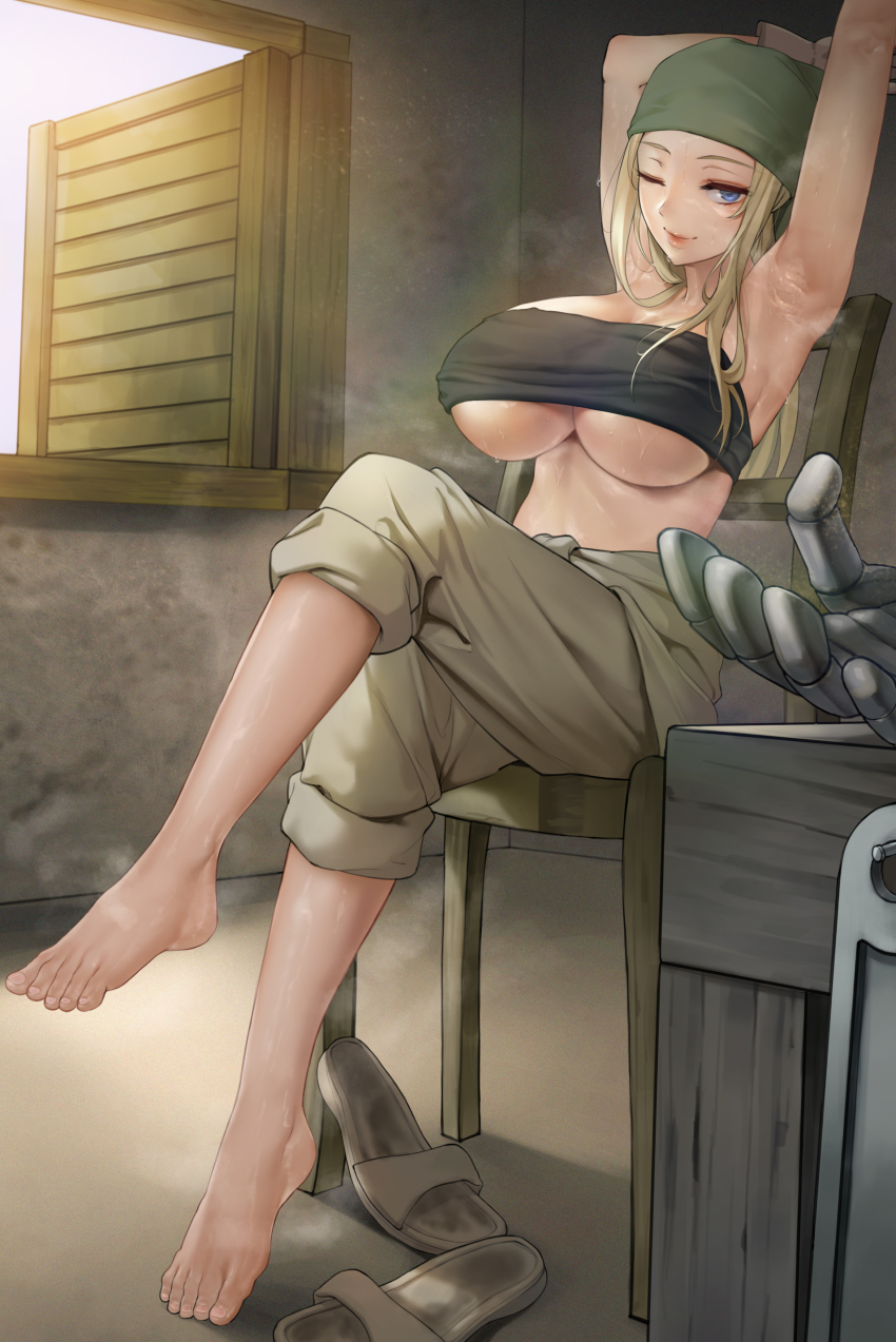 Winry Rockbell (Fullmetal Alchemist) Rule 34 Image