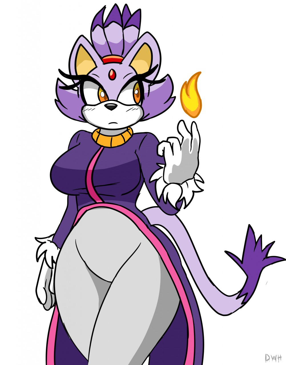 Blaze The Cat (Sonic (Series)) Rule 34 Image