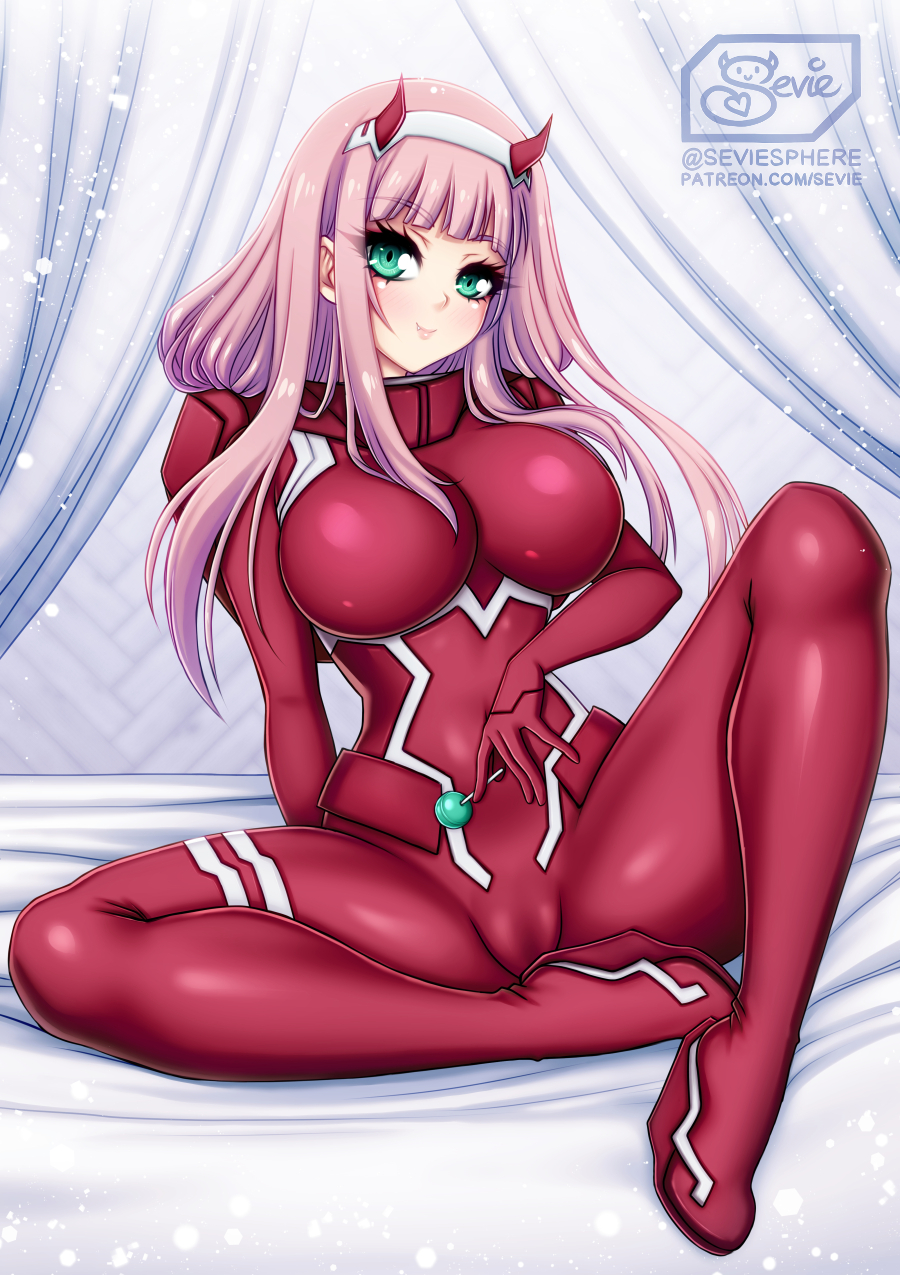 Zero Two (Darling In The Franxx) Rule 34 Image