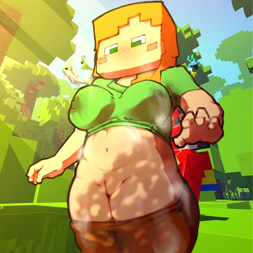Alex (Minecraft) Rule 34 Image
