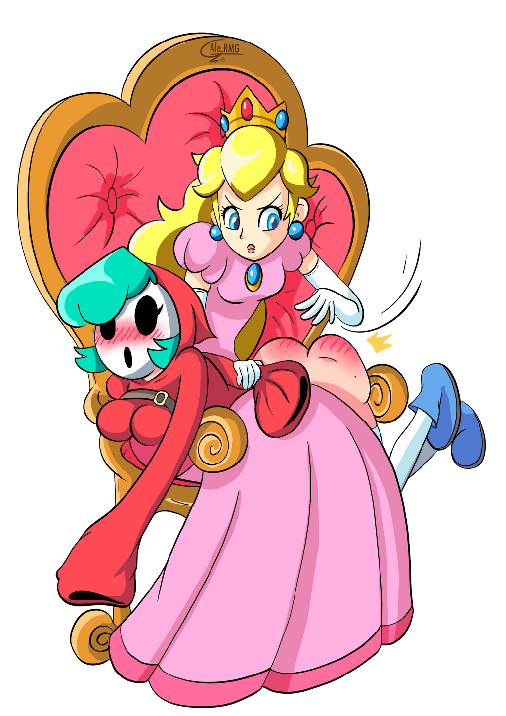 Princess Peach (Mario (Series)) Rule 34 Image