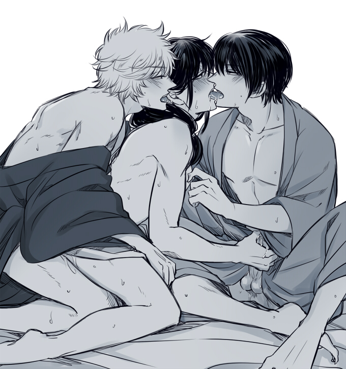 Gintoki Sakata (Gintama) Rule 34 Image